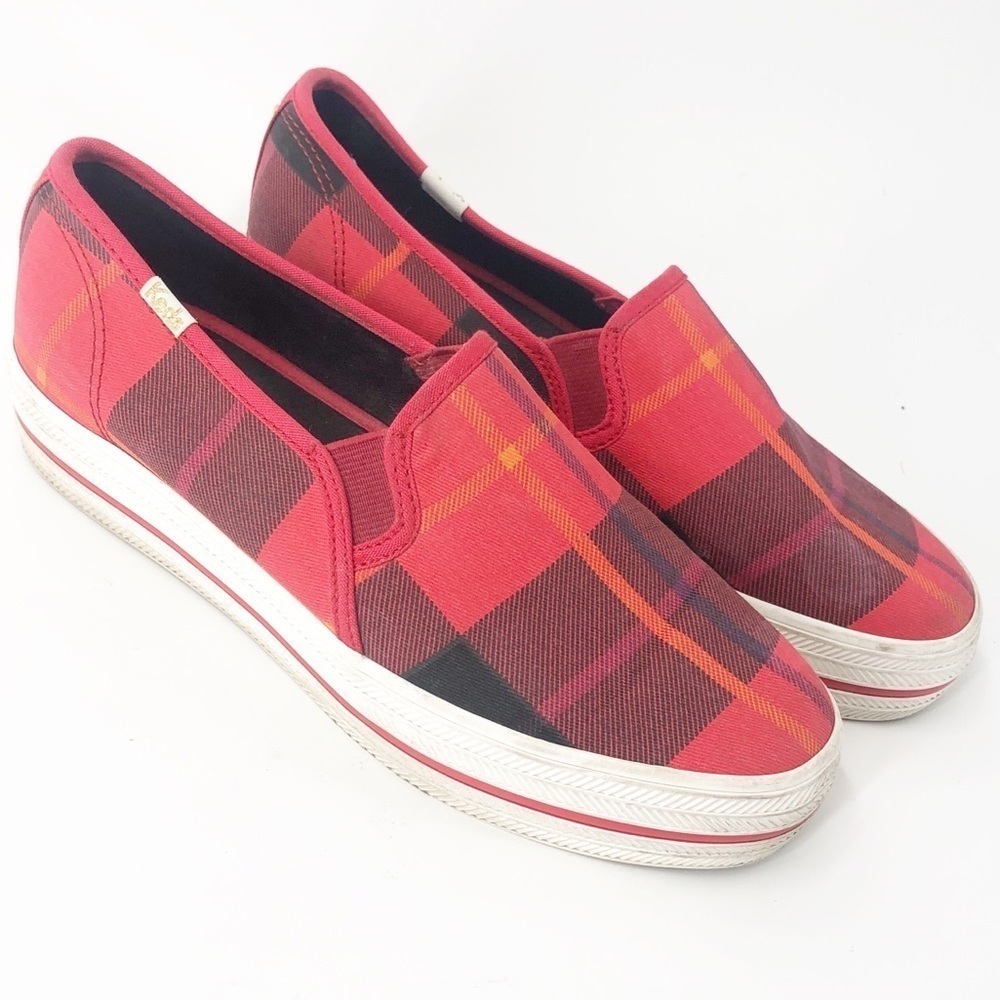 ✅ kate spade new york decker plaid slip-on sneaker